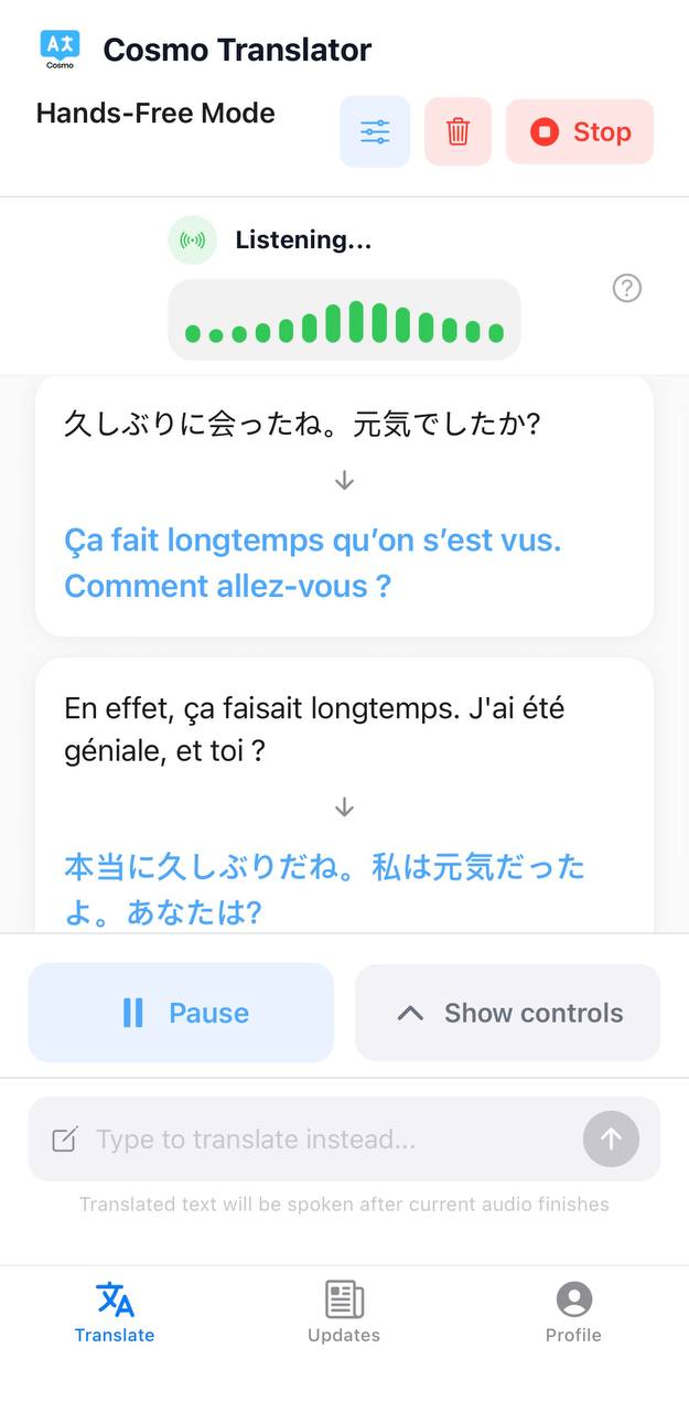 Voice settings